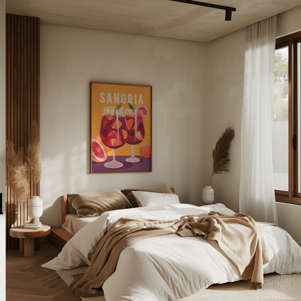 Sangria - Stretched Canvas, Poster or Fine Art Print I Heart Wall Art