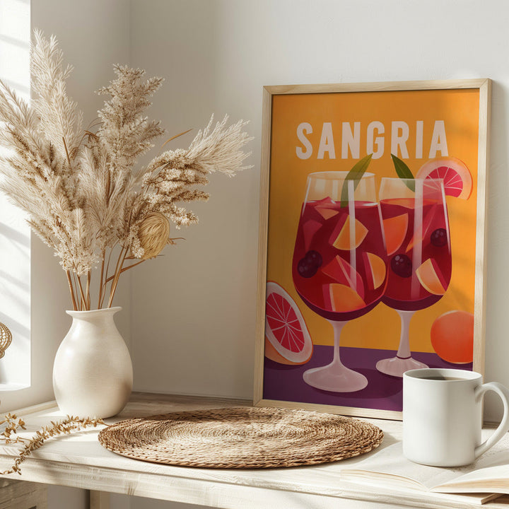 Sangria - Stretched Canvas, Poster or Fine Art Print I Heart Wall Art
