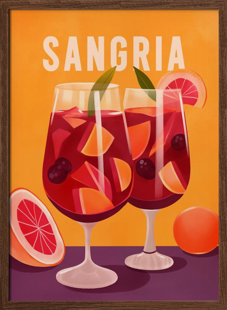 Sangria - Stretched Canvas, Poster or Fine Art Print I Heart Wall Art