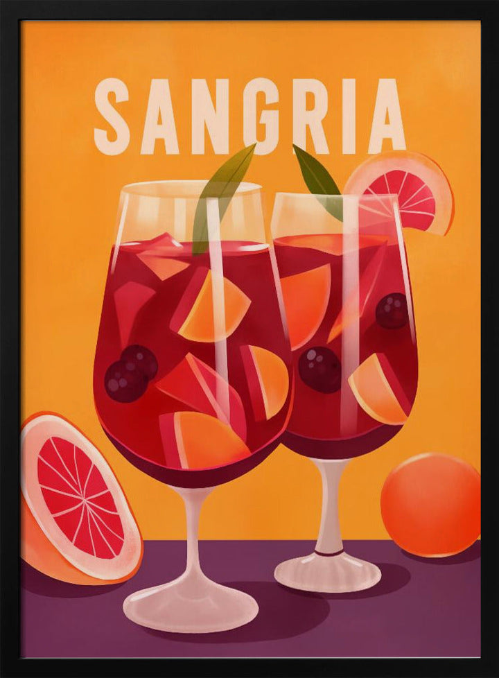 Sangria - Stretched Canvas, Poster or Fine Art Print I Heart Wall Art