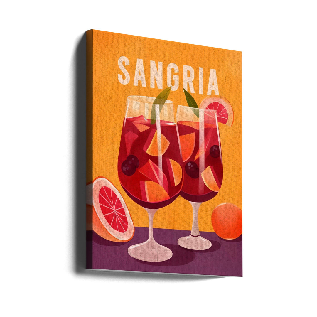 Sangria - Stretched Canvas, Poster or Fine Art Print I Heart Wall Art