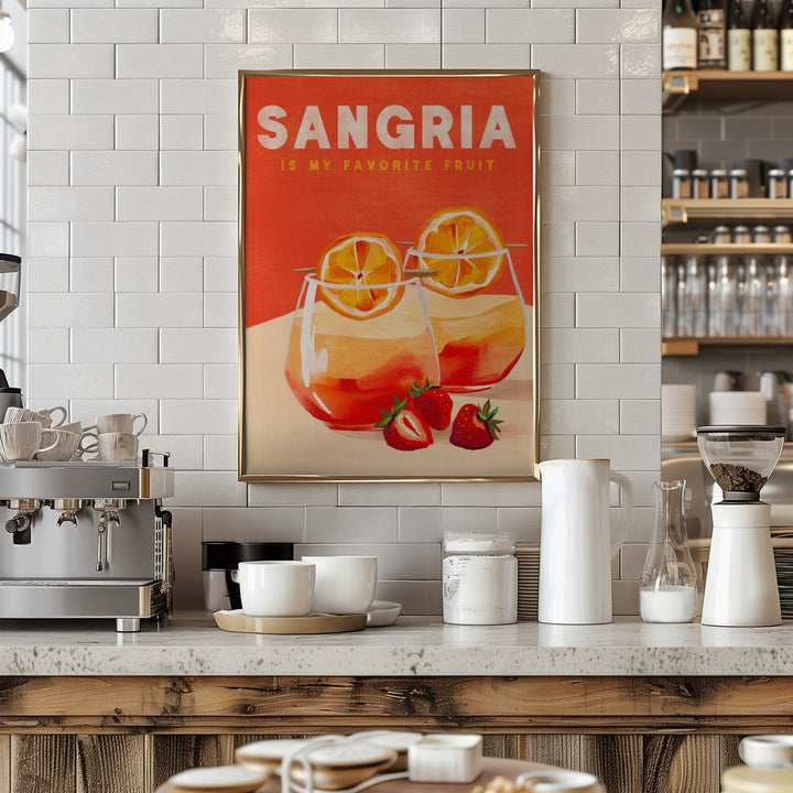 Sangria - Stretched Canvas, Poster or Fine Art Print I Heart Wall Art