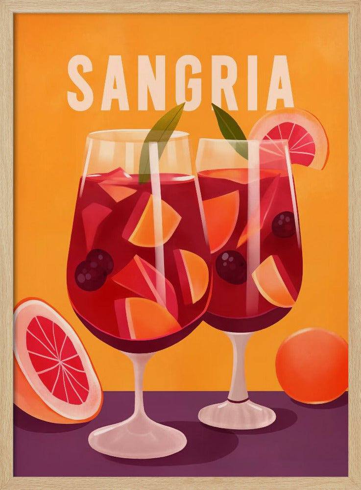 Sangria - Stretched Canvas, Poster or Fine Art Print I Heart Wall Art