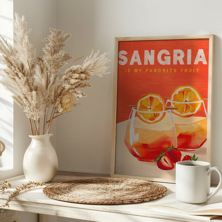 Sangria - Stretched Canvas, Poster or Fine Art Print I Heart Wall Art
