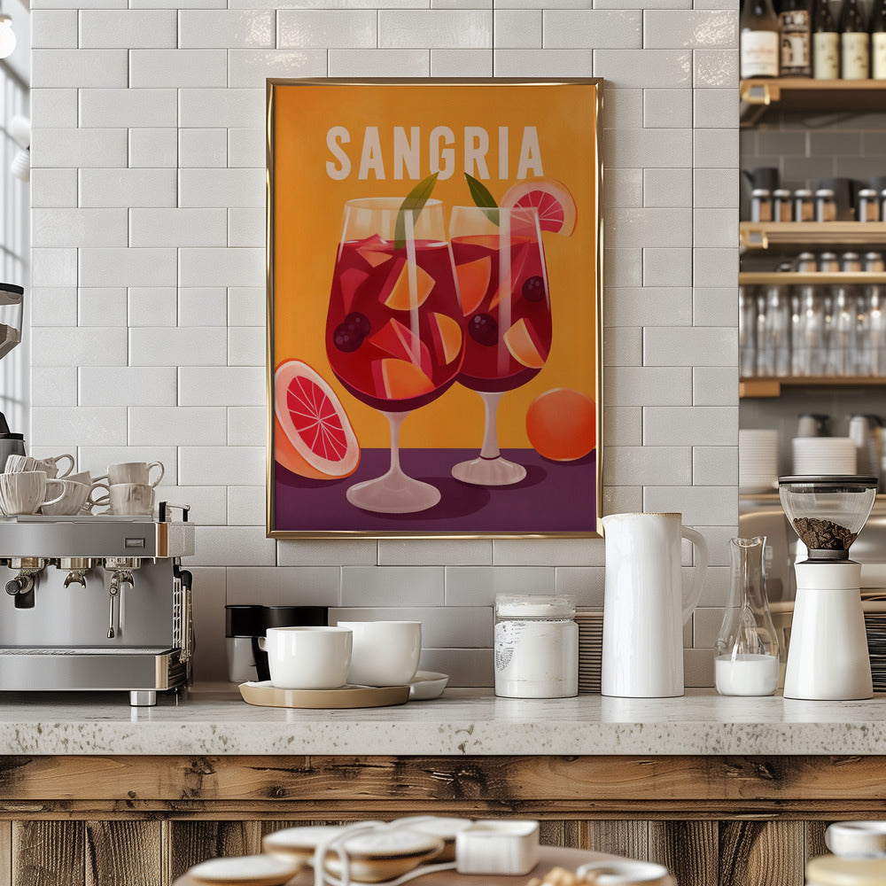 Sangria - Stretched Canvas, Poster or Fine Art Print I Heart Wall Art