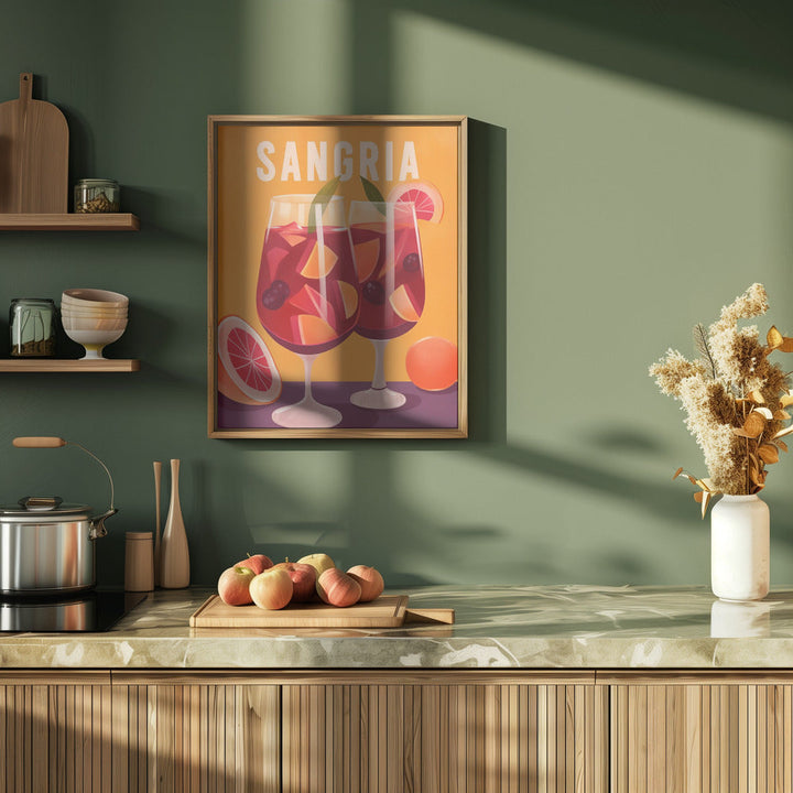 Sangria - Stretched Canvas, Poster or Fine Art Print I Heart Wall Art