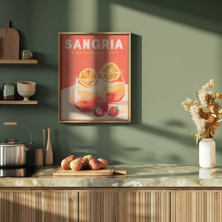 Sangria - Stretched Canvas, Poster or Fine Art Print I Heart Wall Art