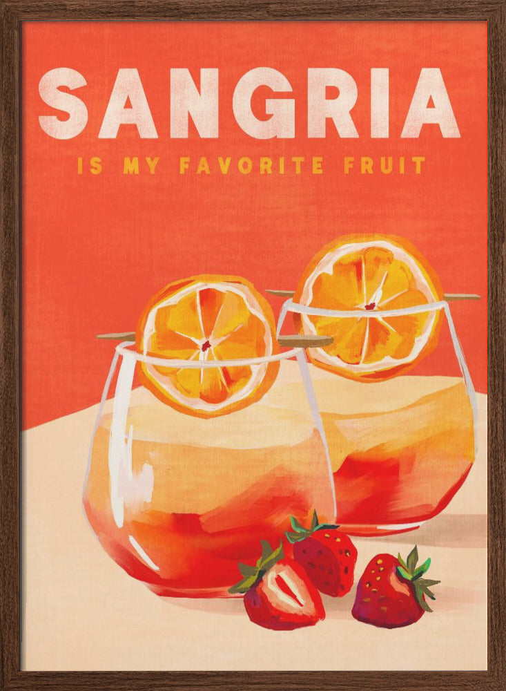 Sangria - Stretched Canvas, Poster or Fine Art Print I Heart Wall Art