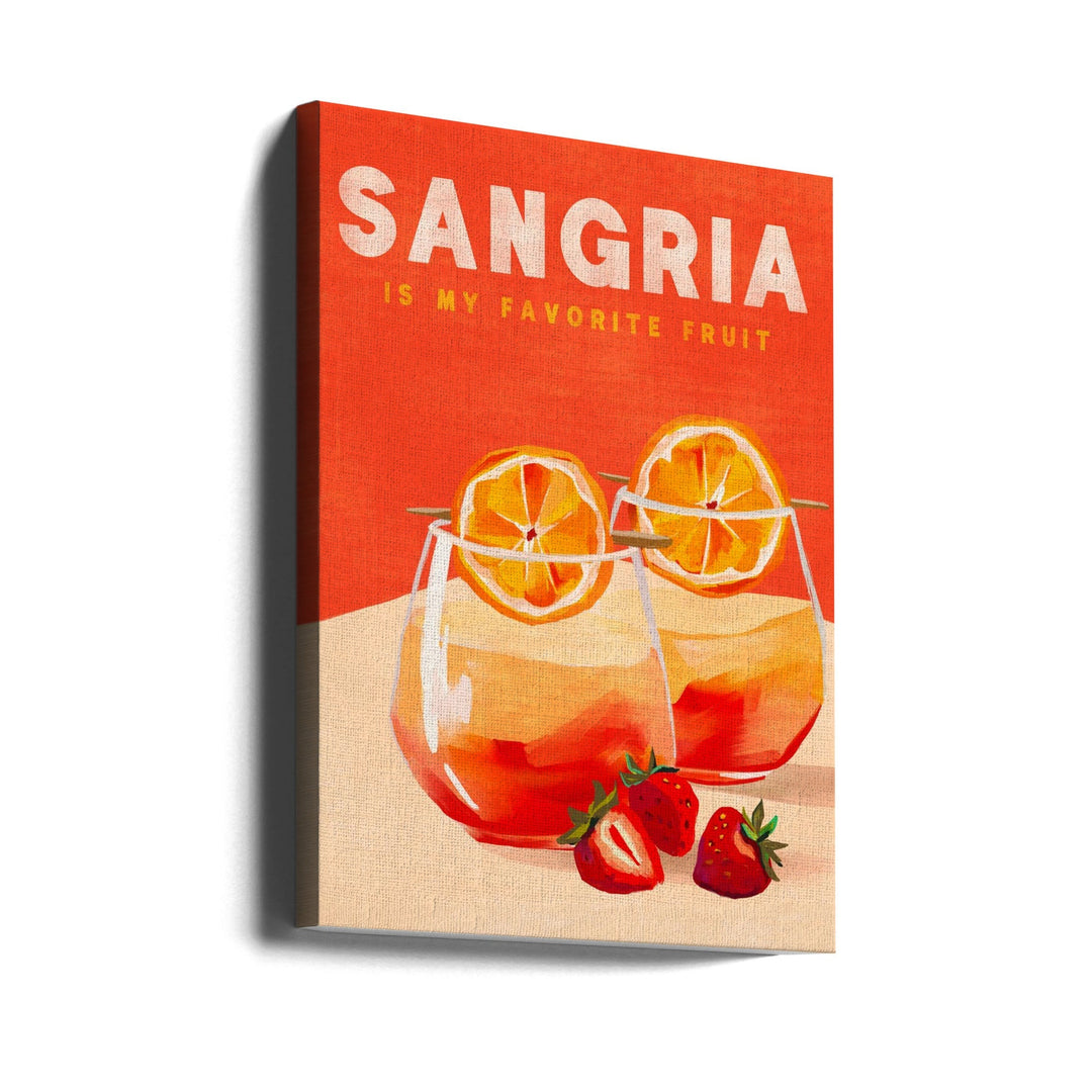 Sangria - Stretched Canvas, Poster or Fine Art Print I Heart Wall Art