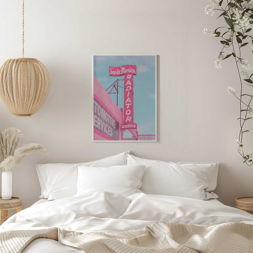 Santa Monica Radiator Works - Stretched Canvas, Poster or Fine Art Print - I Heart Wall Art - Poster Print, Canvas Print or Framed Art Print