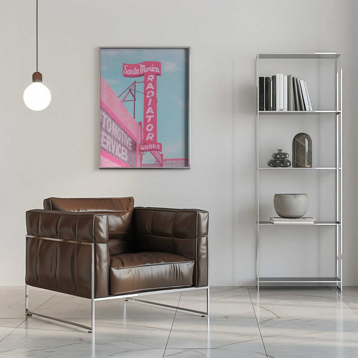 Santa Monica Radiator Works - Stretched Canvas, Poster or Fine Art Print - I Heart Wall Art - Poster Print, Canvas Print or Framed Art Print