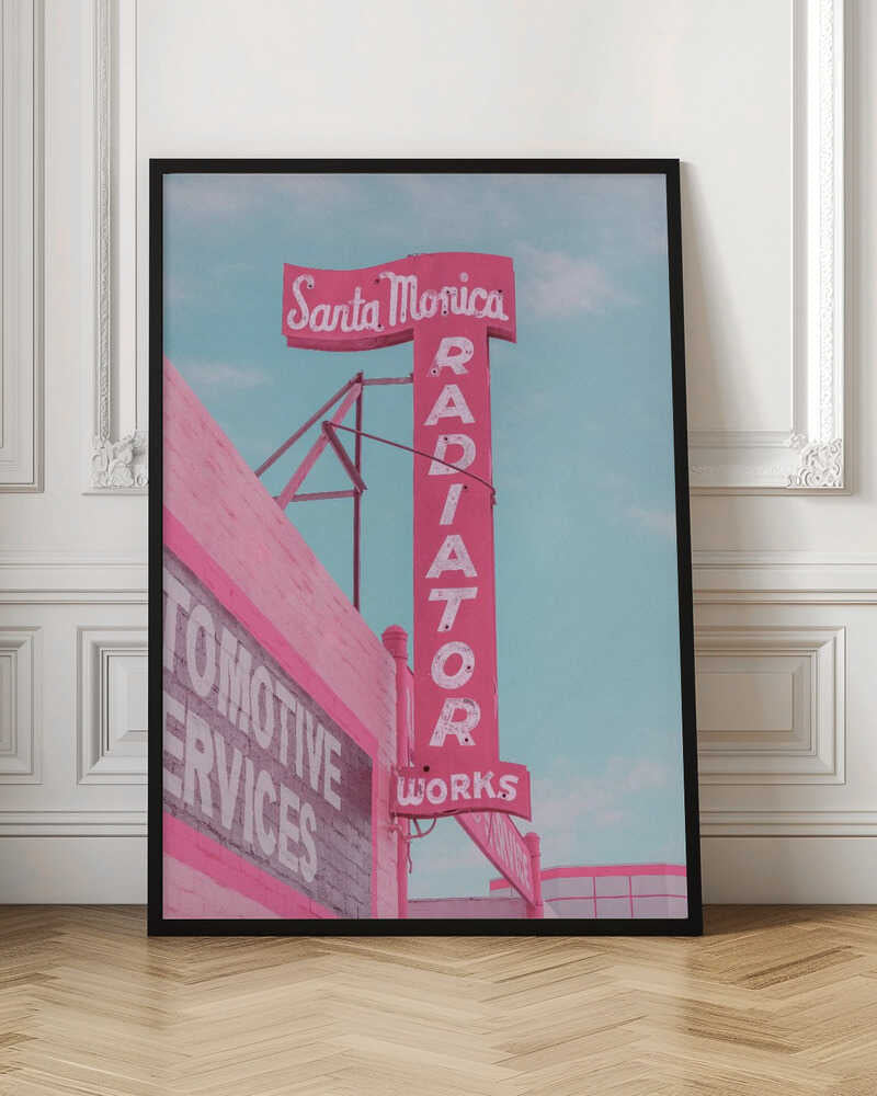 Santa Monica Radiator Works - Stretched Canvas, Poster or Fine Art Print - I Heart Wall Art - Poster Print, Canvas Print or Framed Art Print