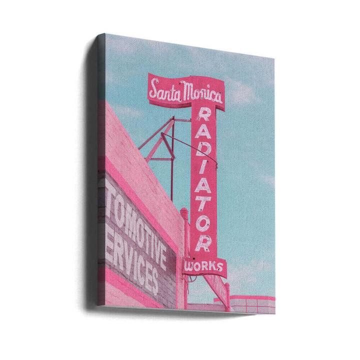 Santa Monica Radiator Works - Stretched Canvas, Poster or Fine Art Print - I Heart Wall Art - Poster Print, Canvas Print or Framed Art Print