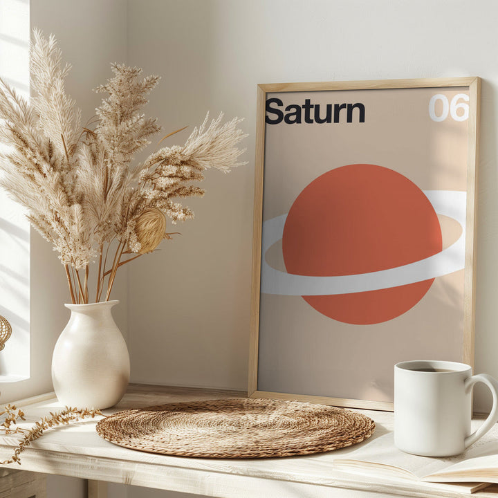 Saturn - Stretched Canvas, Poster or Fine Art Print I Heart Wall Art