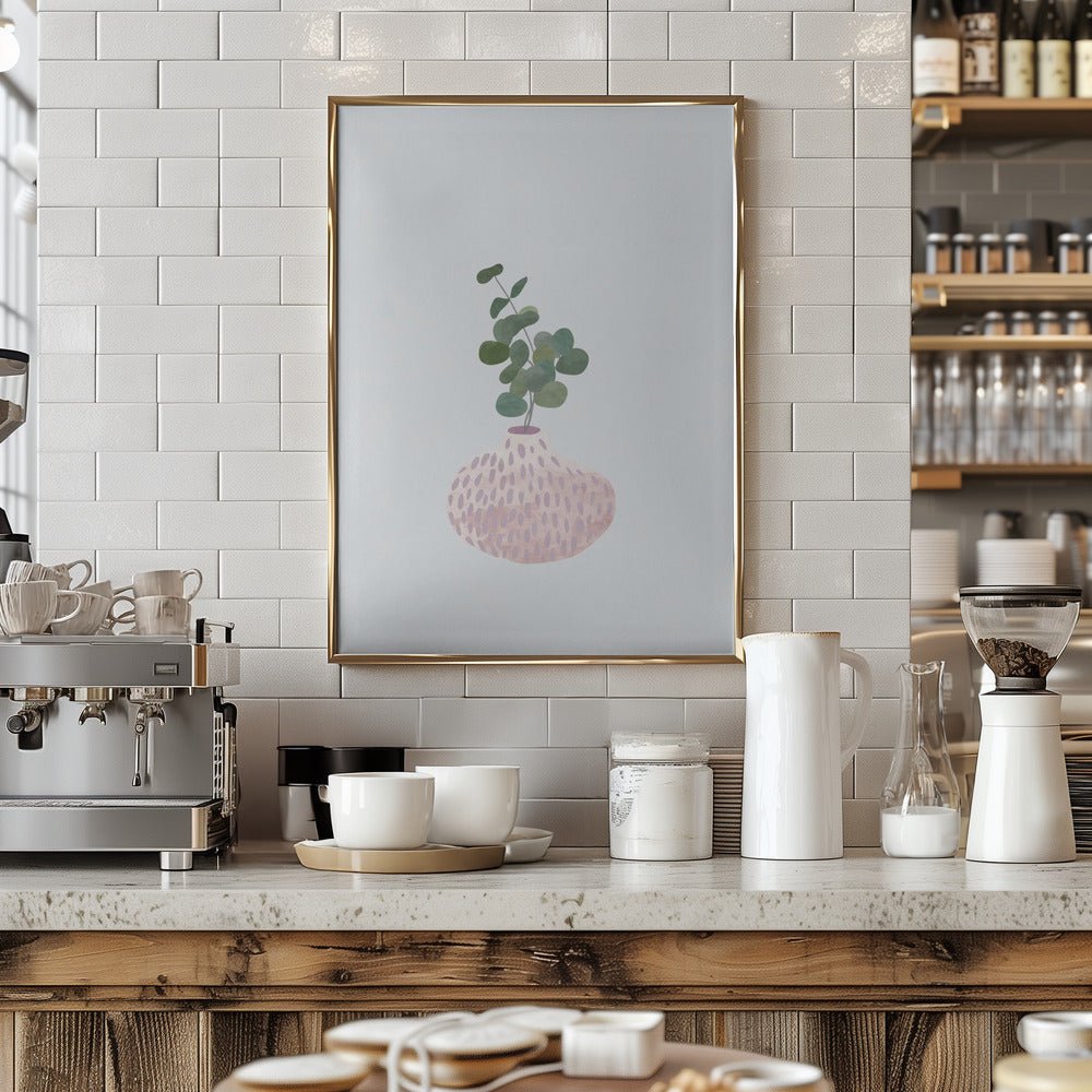 Scandi Japandi House Plant 1 - Stretched Canvas, Poster or Fine Art Print - I Heart Wall Art - Poster Print, Canvas Print or Framed Art Print