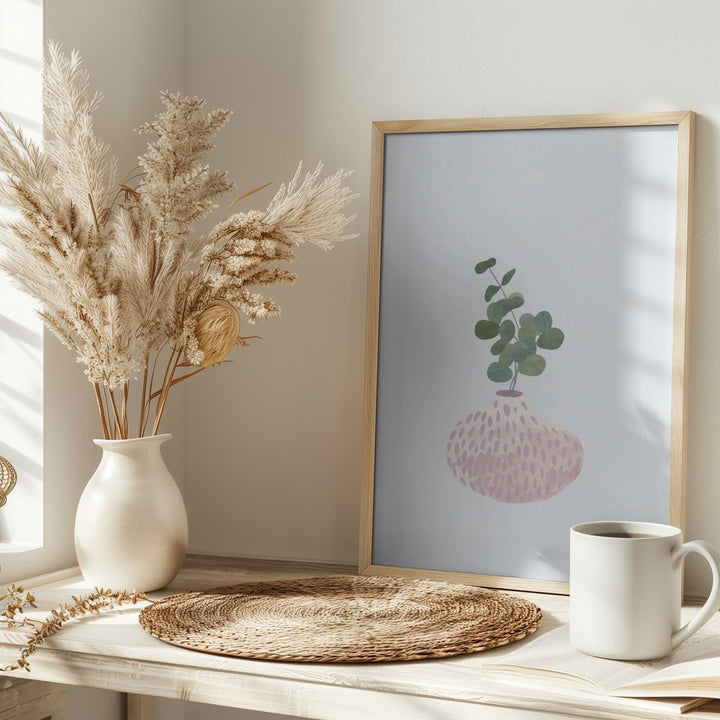 Scandi Japandi House Plant 1 - Stretched Canvas, Poster or Fine Art Print - I Heart Wall Art - Poster Print, Canvas Print or Framed Art Print