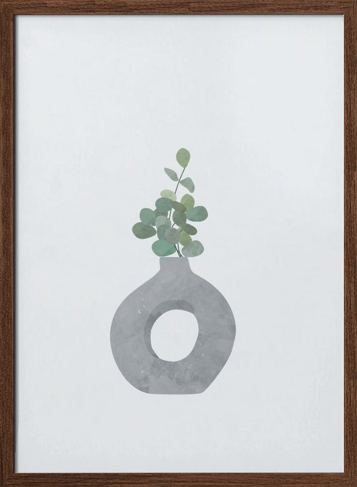 Scandi Japandi House plant 2 - Stretched Canvas, Poster or Fine Art Print - I Heart Wall Art - Poster Print, Canvas Print or Framed Art Print