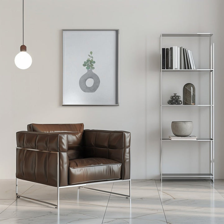Scandi Japandi House plant 2 - Stretched Canvas, Poster or Fine Art Print - I Heart Wall Art - Poster Print, Canvas Print or Framed Art Print