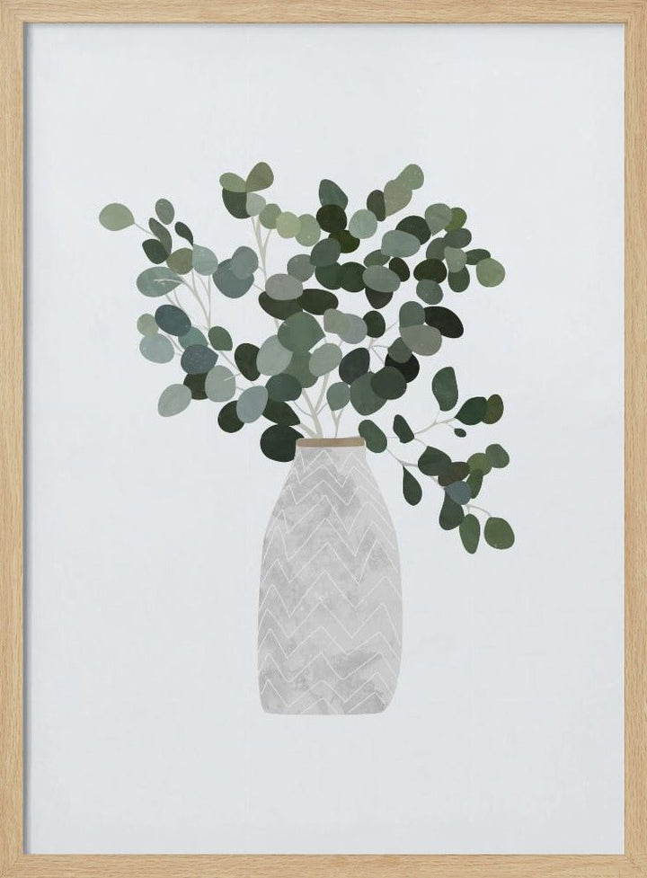 Scandi Japandi House Plant 3 - Stretched Canvas, Poster or Fine Art Print - I Heart Wall Art - Poster Print, Canvas Print or Framed Art Print
