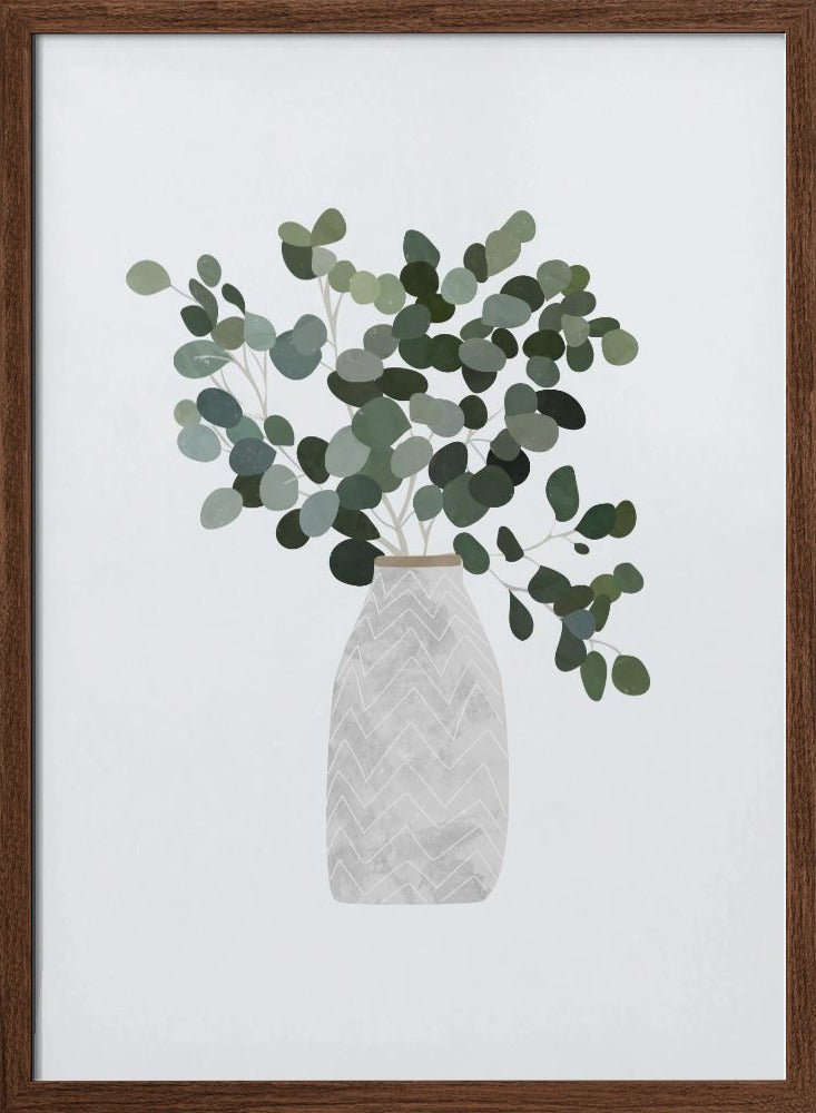 Scandi Japandi House Plant 3 - Stretched Canvas, Poster or Fine Art Print - I Heart Wall Art - Poster Print, Canvas Print or Framed Art Print