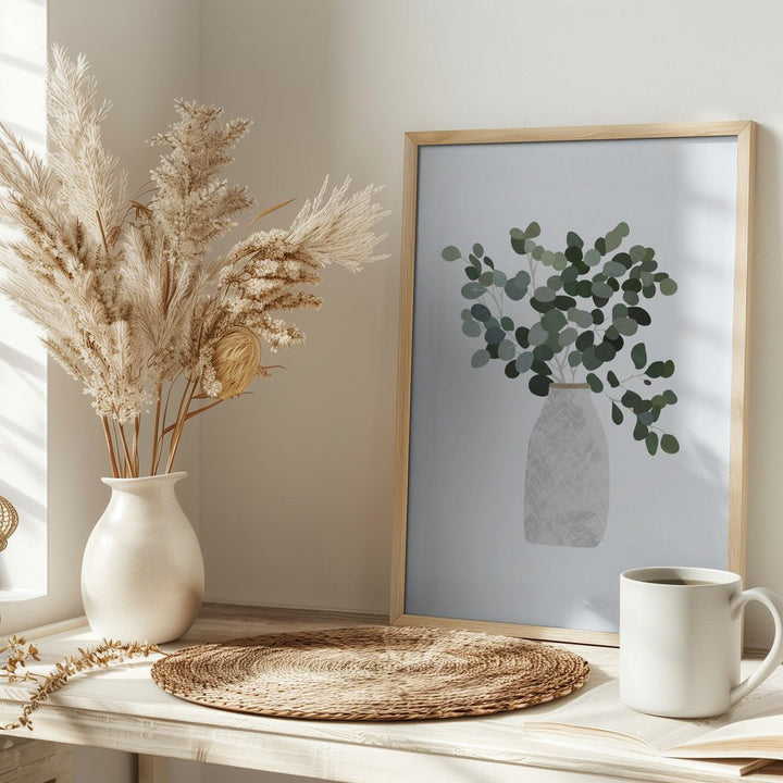 Scandi Japandi House Plant 3 - Stretched Canvas, Poster or Fine Art Print - I Heart Wall Art - Poster Print, Canvas Print or Framed Art Print