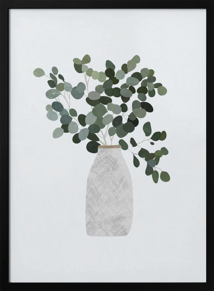 Scandi Japandi House Plant 3 - Stretched Canvas, Poster or Fine Art Print - I Heart Wall Art - Poster Print, Canvas Print or Framed Art Print