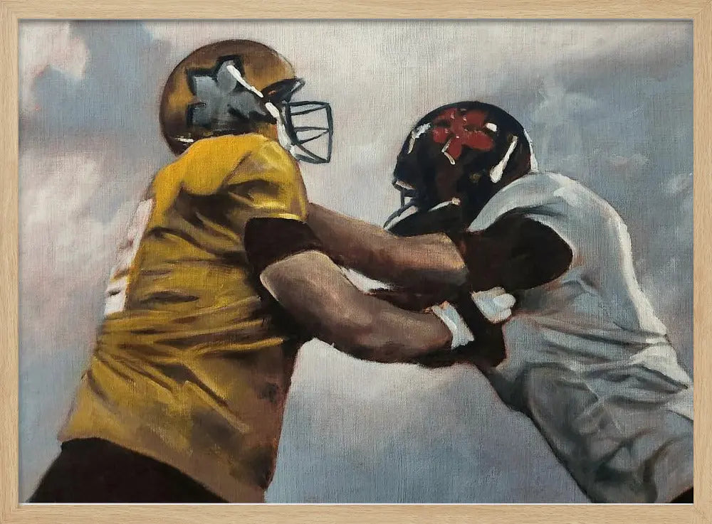 Scrimmage - Stretched Canvas, Poster or Fine Art Print I Heart Wall Art
