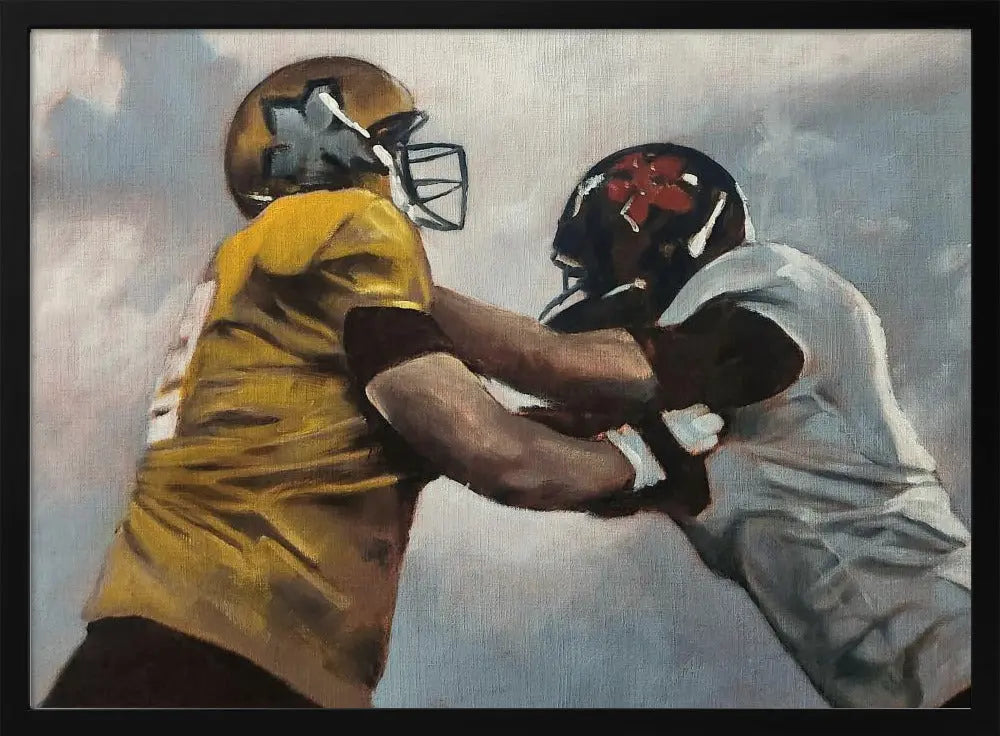 Scrimmage - Stretched Canvas, Poster or Fine Art Print I Heart Wall Art