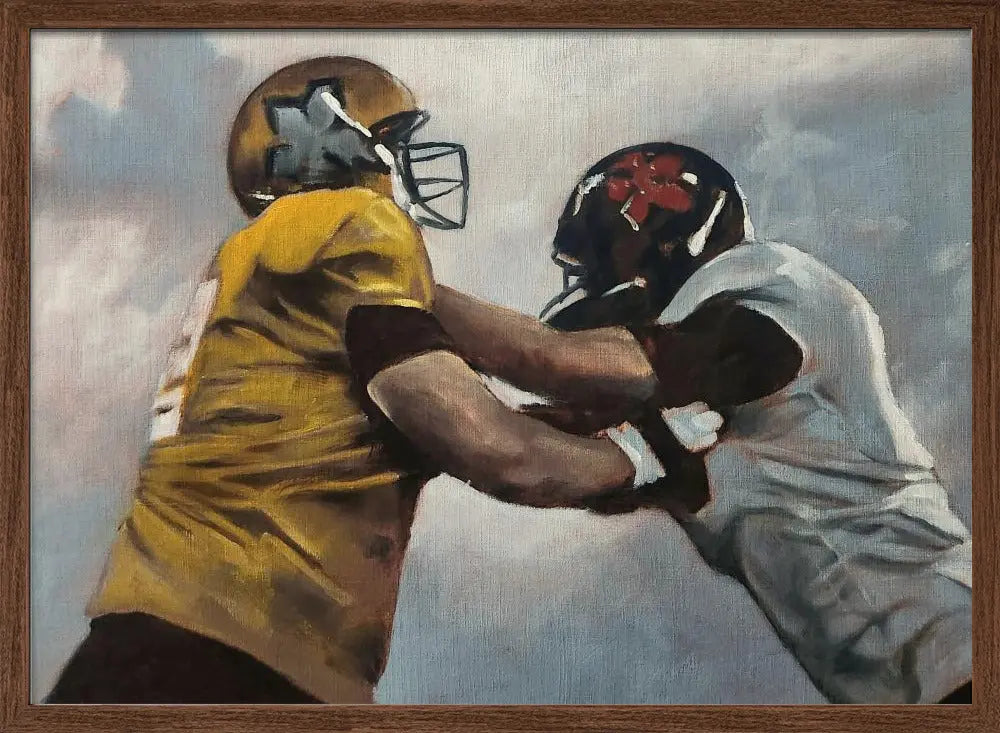 Scrimmage - Stretched Canvas, Poster or Fine Art Print I Heart Wall Art