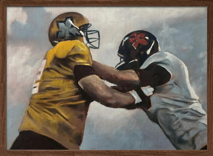 Scrimmage - Stretched Canvas, Poster or Fine Art Print I Heart Wall Art