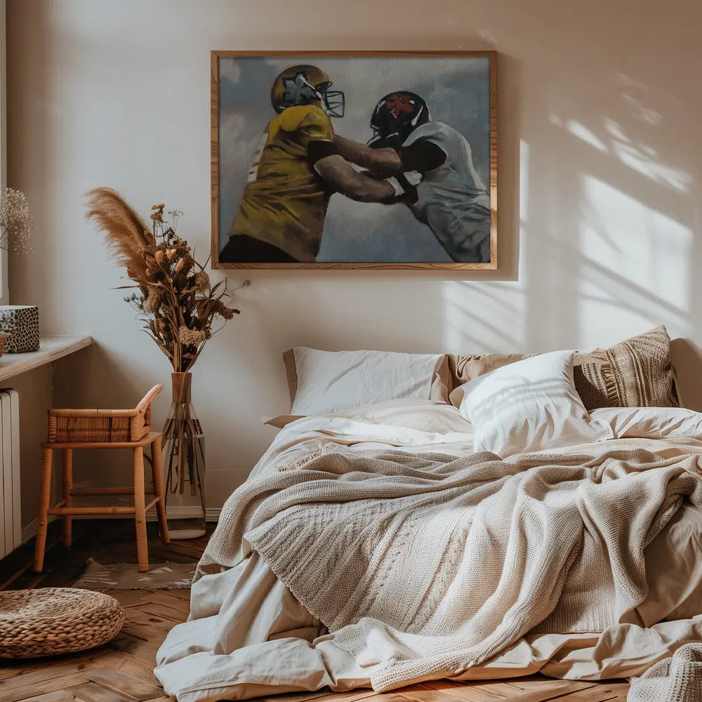 Scrimmage - Stretched Canvas, Poster or Fine Art Print I Heart Wall Art
