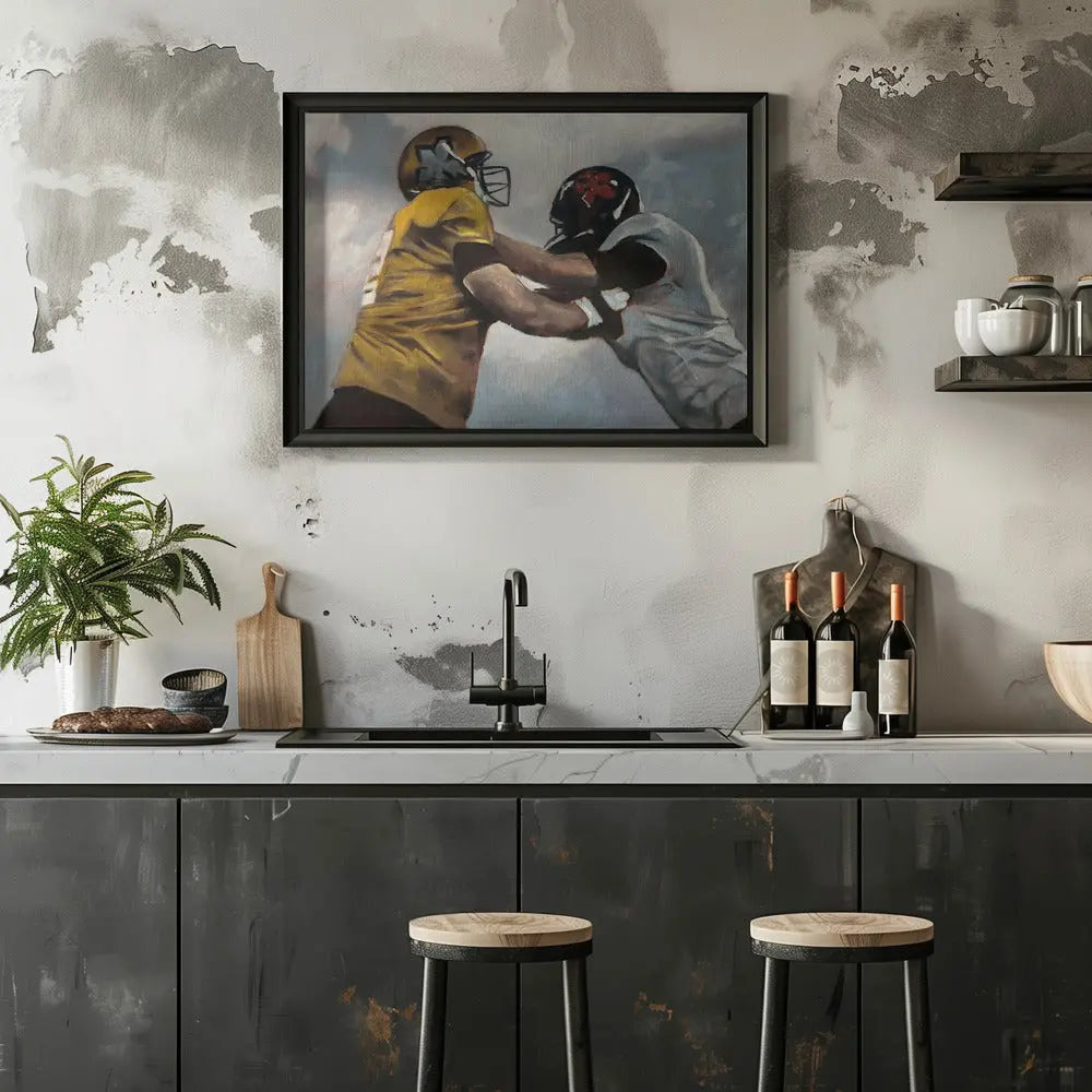 Scrimmage - Stretched Canvas, Poster or Fine Art Print I Heart Wall Art