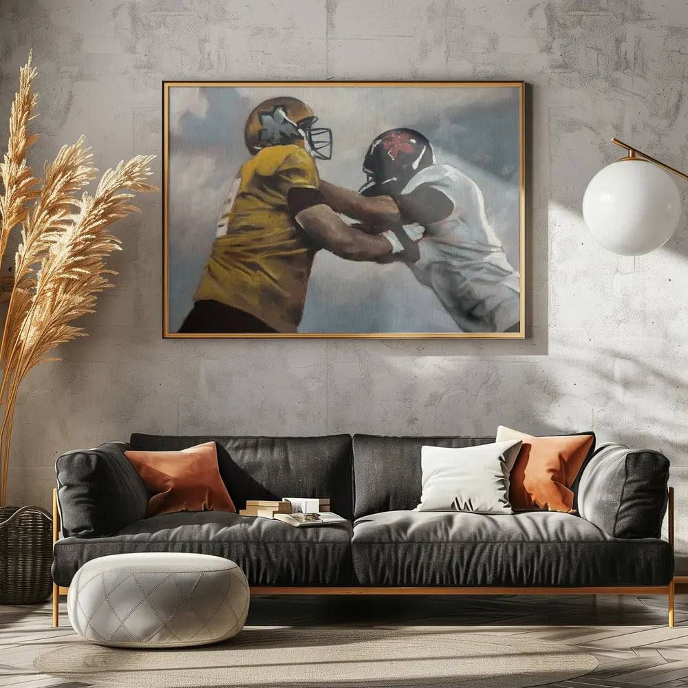 Scrimmage - Stretched Canvas, Poster or Fine Art Print I Heart Wall Art