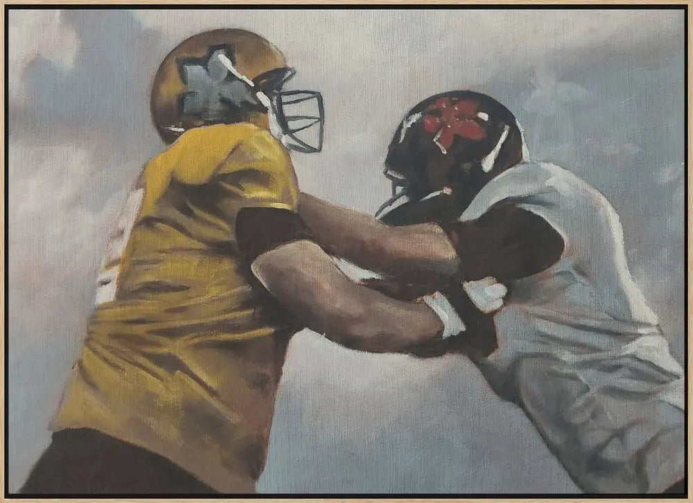 Scrimmage - Stretched Canvas, Poster or Fine Art Print I Heart Wall Art
