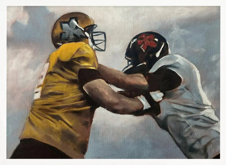 Scrimmage - Stretched Canvas, Poster or Fine Art Print I Heart Wall Art