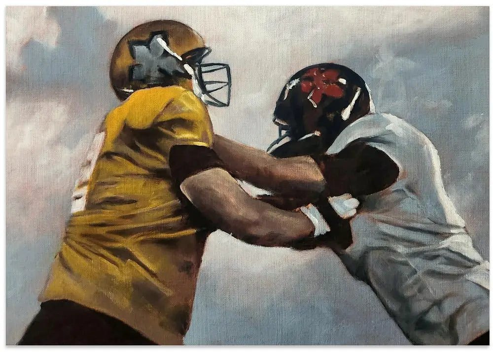 Scrimmage - Stretched Canvas, Poster or Fine Art Print I Heart Wall Art