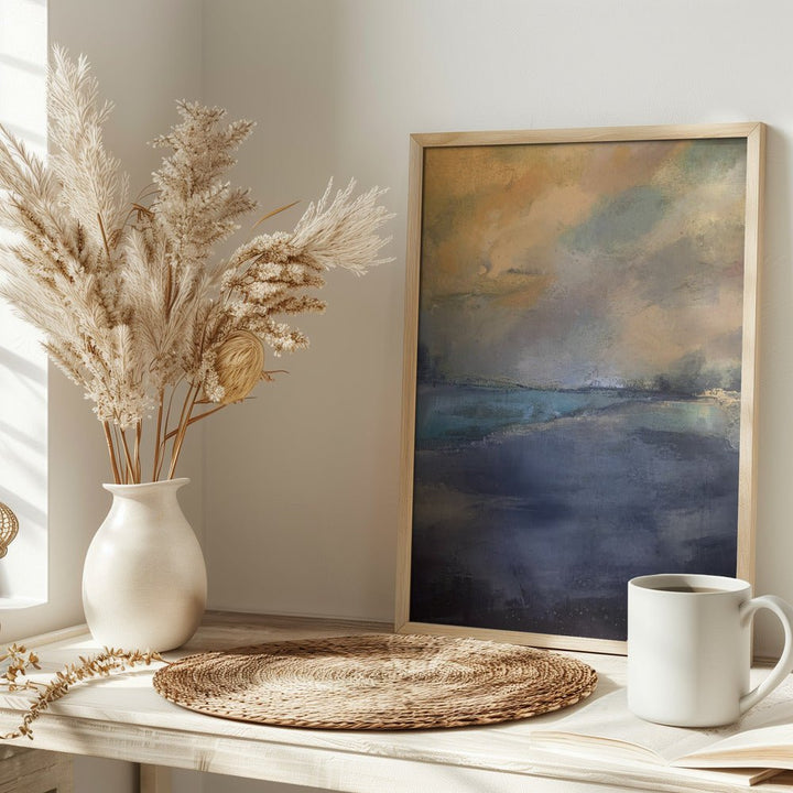 Sea and Sky Landscape - Stretched Canvas, Poster or Fine Art Print - I Heart Wall Art - Poster Print, Canvas Print or Framed Art Print
