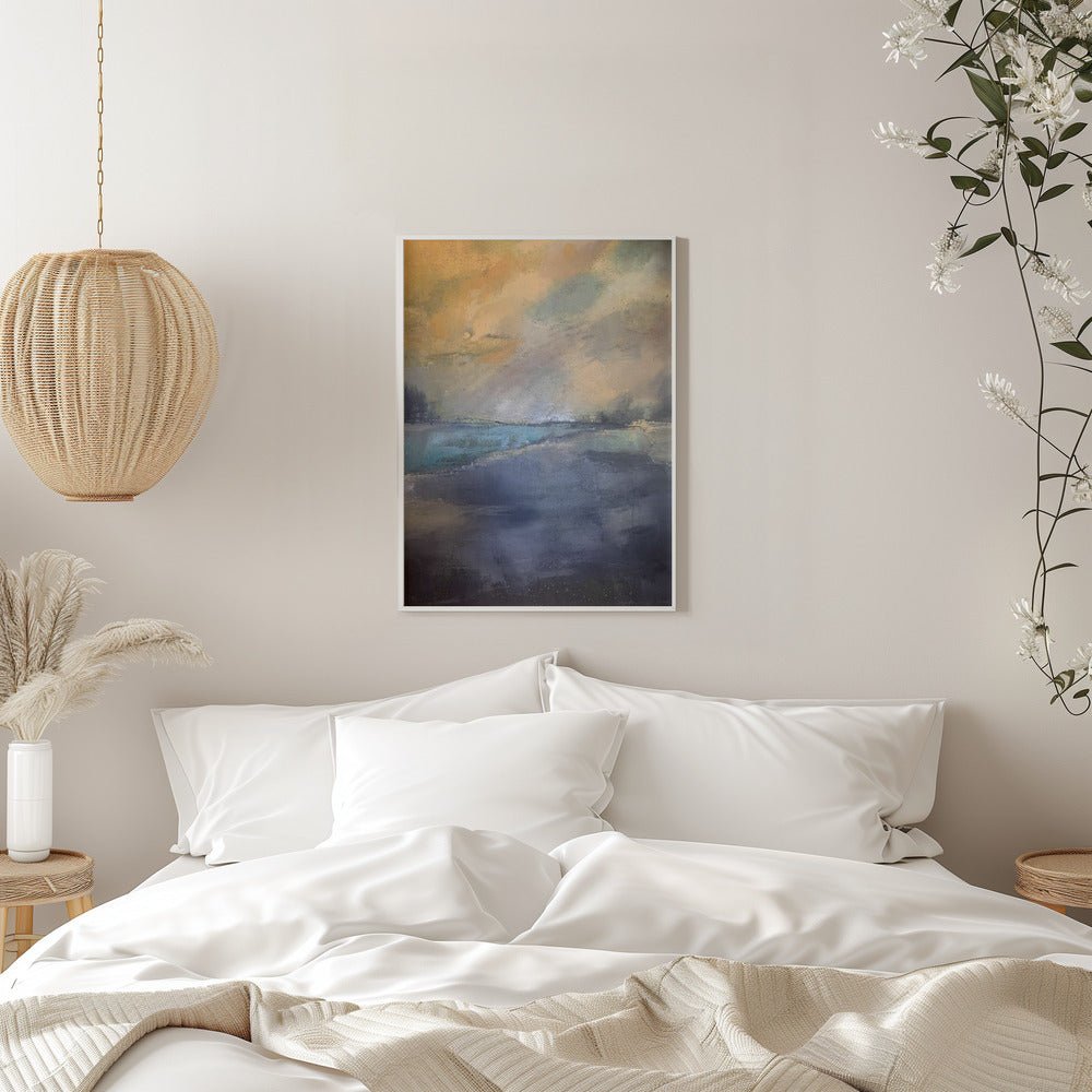 Sea and Sky Landscape - Stretched Canvas, Poster or Fine Art Print - I Heart Wall Art - Poster Print, Canvas Print or Framed Art Print