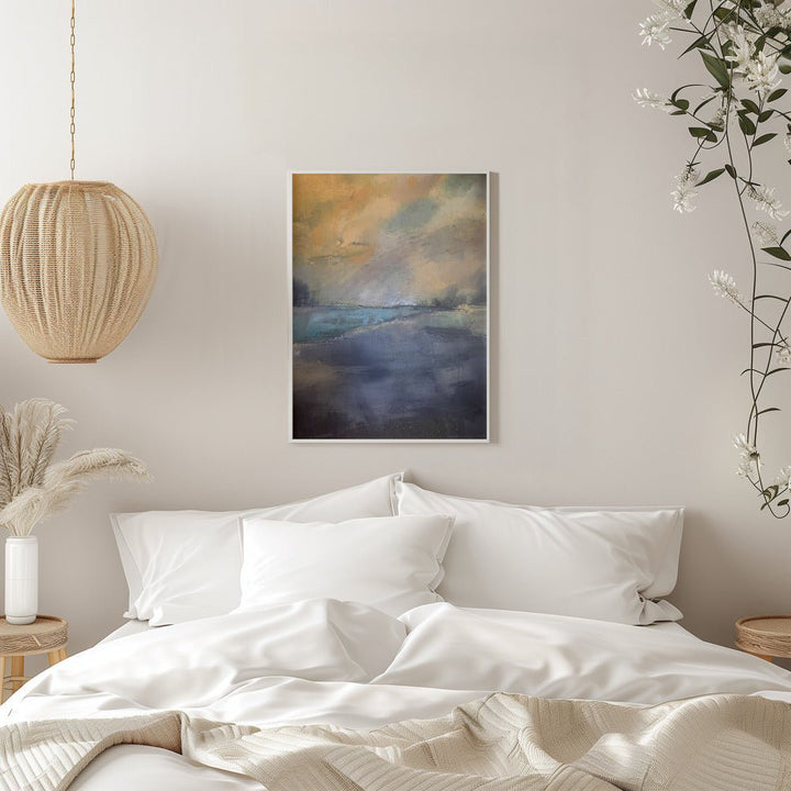Sea and Sky Landscape - Stretched Canvas, Poster or Fine Art Print - I Heart Wall Art - Poster Print, Canvas Print or Framed Art Print