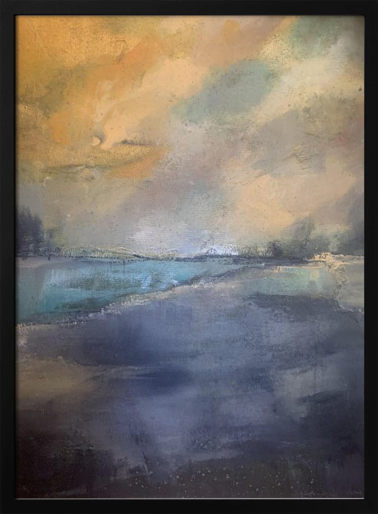Sea and Sky Landscape - Stretched Canvas, Poster or Fine Art Print - I Heart Wall Art - Poster Print, Canvas Print or Framed Art Print
