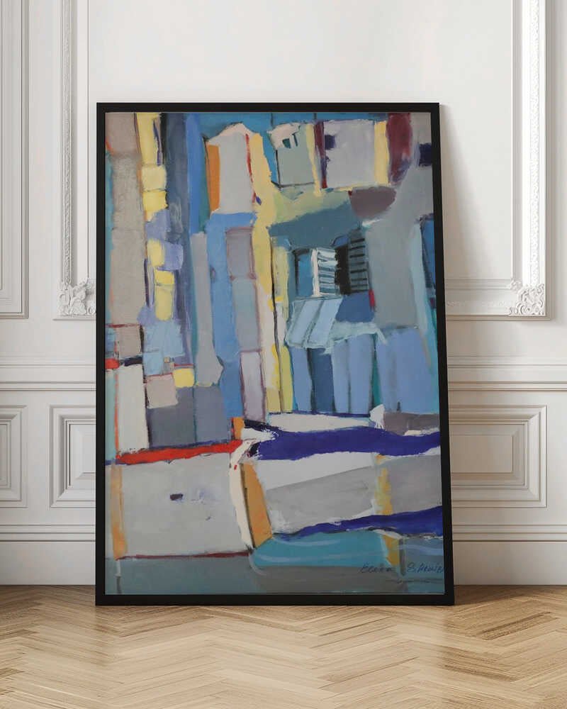 Seaport - Stretched Canvas, Poster or Fine Art Print - I Heart Wall Art - Poster Print, Canvas Print or Framed Art Print