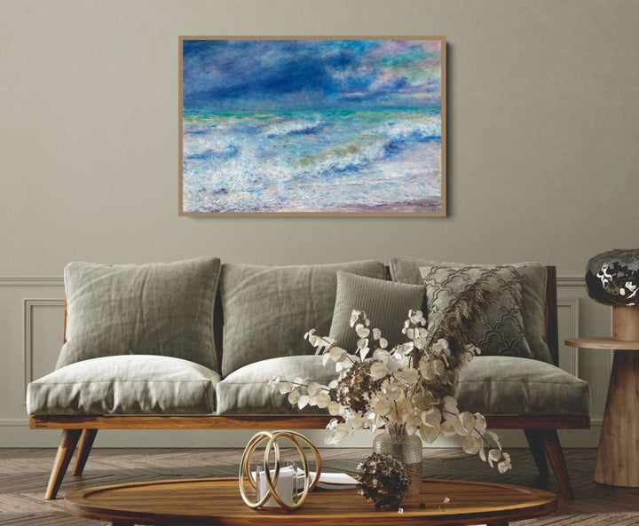 Seascape (1897) by Renoir - Fine Art or Canvas Print - I Heart Wall Art - Poster Print, Canvas Print or Framed Art Print