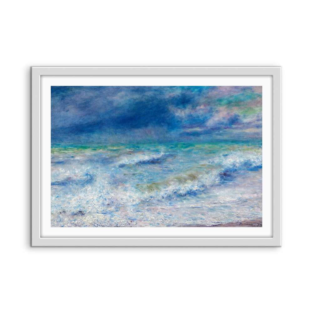Seascape (1897) by Renoir - Fine Art or Canvas Print - I Heart Wall Art - Poster Print, Canvas Print or Framed Art Print