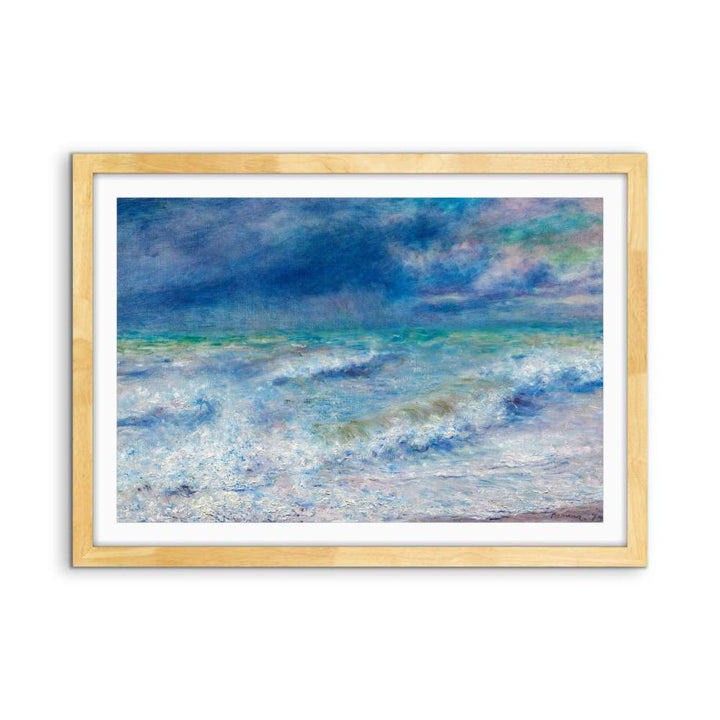 Seascape (1897) by Renoir - Fine Art or Canvas Print - I Heart Wall Art - Poster Print, Canvas Print or Framed Art Print