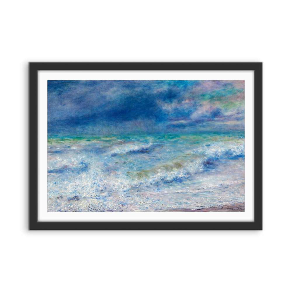 Seascape (1897) by Renoir - Fine Art or Canvas Print - I Heart Wall Art - Poster Print, Canvas Print or Framed Art Print