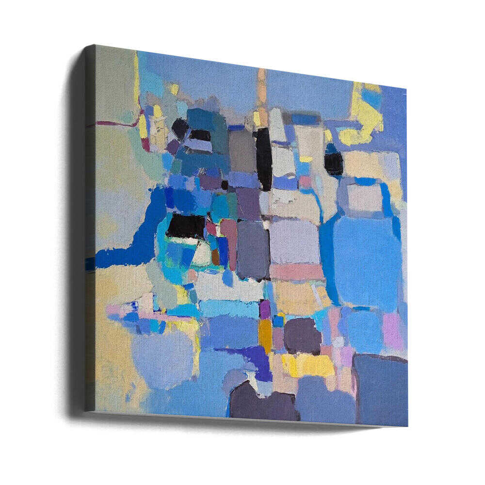 Seaside Blue - Square Stretched Canvas, Poster or Fine Art Print - I Heart Wall Art - Poster Print, Canvas Print or Framed Art Print