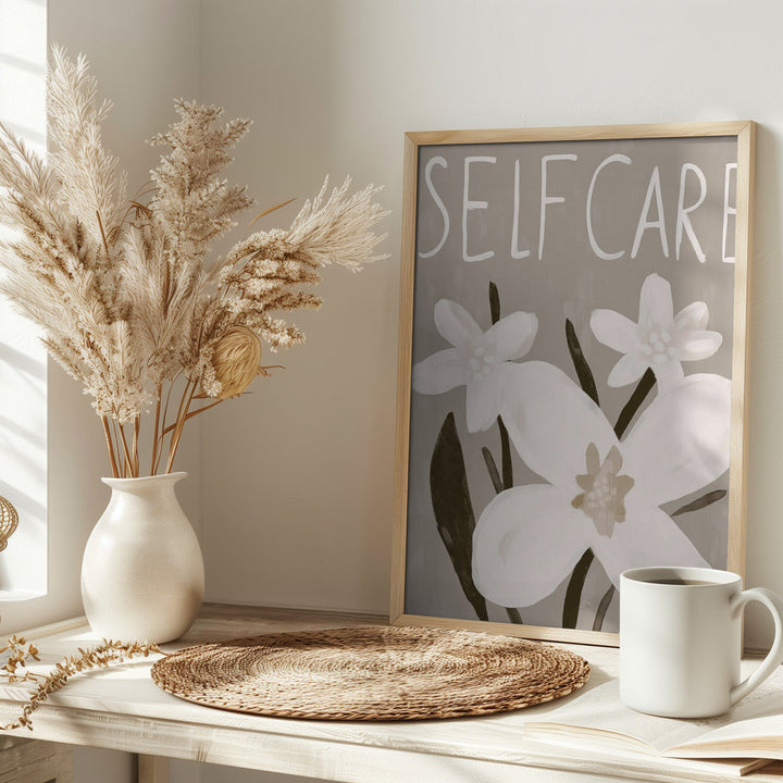 Selfcare - Stretched Canvas, Poster or Fine Art Print I Heart Wall Art