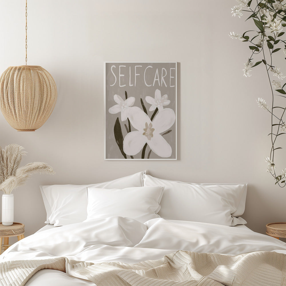 Selfcare - Stretched Canvas, Poster or Fine Art Print I Heart Wall Art