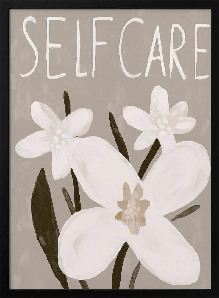 Selfcare - Stretched Canvas, Poster or Fine Art Print I Heart Wall Art