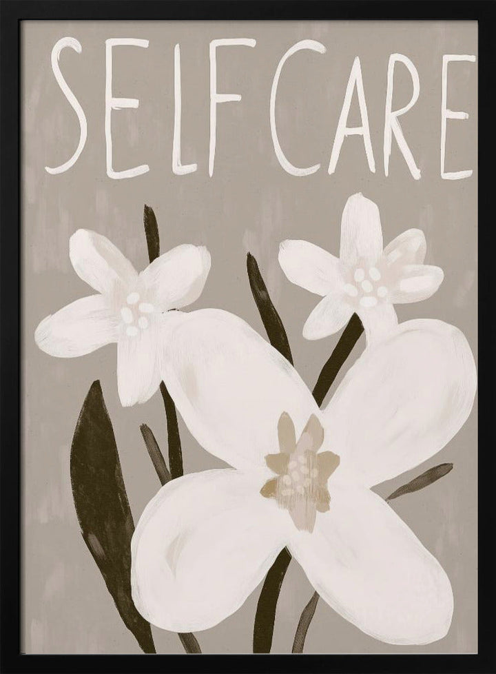 Selfcare - Stretched Canvas, Poster or Fine Art Print I Heart Wall Art